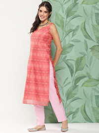 Thumbnail for Women Yellow & White Pure Cotton Floral Printed Floral Kurta
