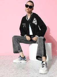 Thumbnail for the-life-co.-typography-varsity-jacket