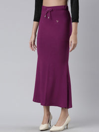 Thumbnail for Side Slit High-Rise Stretchable Viscose Saree Skirt