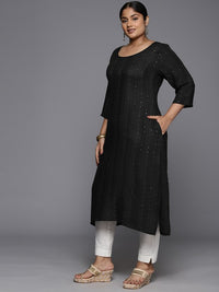 Thumbnail for Plus Size Embroidered Sequinned Kurta