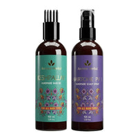 Thumbnail for Avimee Herbal Keshpallav Hair Oil & Hairtone PV 1 Handmade Scalp Spray Combo With Rosemary, Amla, Methi & Bhringraj
