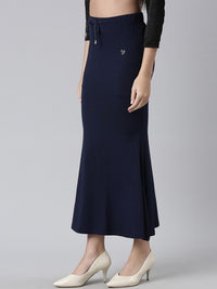 Thumbnail for Side Slit High-Rise Stretchable Viscose Saree Skirt