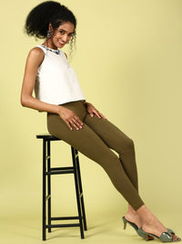 Thumbnail for Pure Cotton Ankle-Length Leggings