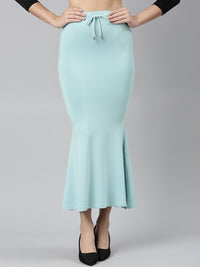 Thumbnail for Side Slit High-Rise Stretchable Viscose Saree Skirt