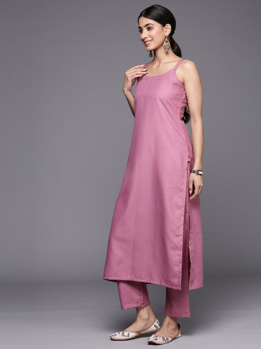 Regular Kurta With Trousers & Dupatta