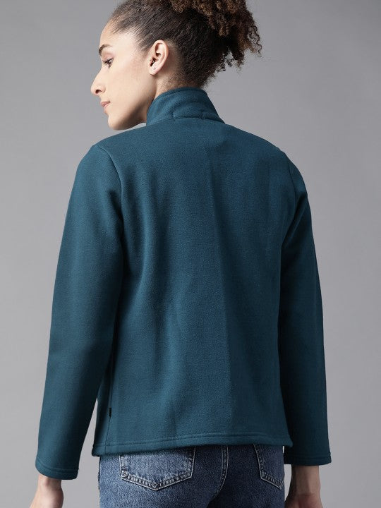 Women Black Solid Tailored Jacket
