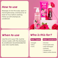 Thumbnail for PLIX The Plant Fix Hibiscus Bond Repair Advanced Hair Oil, Shampoo & Conditioner