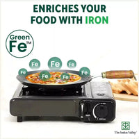 Thumbnail for The Indus Valley 100% Pure Iron Cookware Set: Tawa+ Fry Pan+ Wok, Toxin