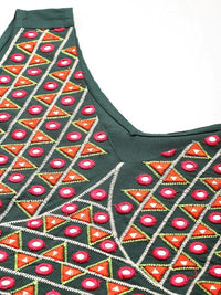 Thumbnail for Embroidered Mirror Work Ready to Wear Lehenga