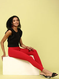 Thumbnail for Cotton Ankle-Length Leggings