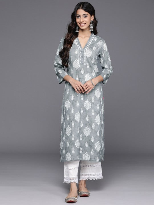 Women Ethnic Motifs Printed Cotton Kurta