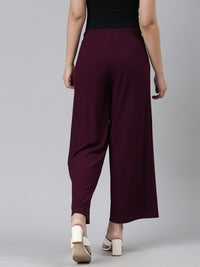 Thumbnail for Women Black Knitted Palazzos