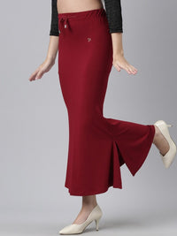 Thumbnail for Side Slit High-Rise Stretchable Viscose Saree Skirt