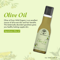 Thumbnail for Wild Organic Cold Pressed Extra Virgin Olive Hair Oil