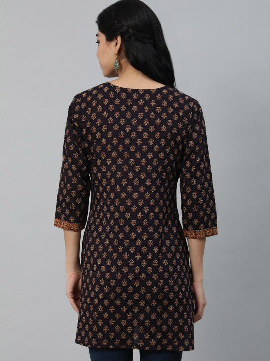 Women Maroon Printed Tunic