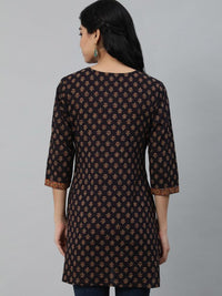 Thumbnail for Women Maroon Printed Tunic
