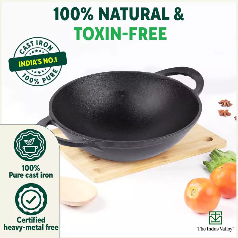 The Indus Valley CASTrong Cast Iron Kadai, Pre