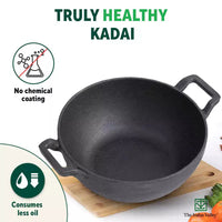 Thumbnail for The Indus Valley CASTrong Cast Iron Kadai