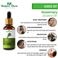 Thumbnail for Nature Glow Herbal Rosmerry & Peppermint Hair Oil Combo