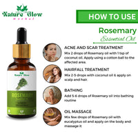 Thumbnail for Nature Glow Herbal Rosmerry & Peppermint Hair Oil Combo
