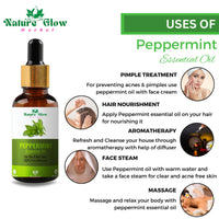 Thumbnail for Nature Glow Herbal Rosmerry & Peppermint Hair Oil Combo