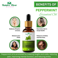 Thumbnail for Nature Glow Herbal Rosmerry & Peppermint Hair Oil Combo
