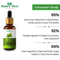 Thumbnail for Nature Glow Herbal Rosmerry & Peppermint Hair Oil Combo