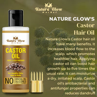 Thumbnail for Nature Glow Herbal Neem & Castor Hair Oil Combo
