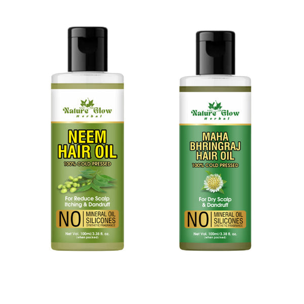 nature-glow-herbal-neem-&-bhringraj-hair-oil-comb