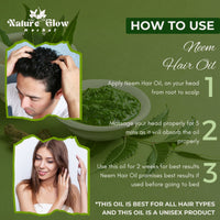 Thumbnail for Nature Glow Herbal Neem & 4 In 1 Onion Hair Oil Combo