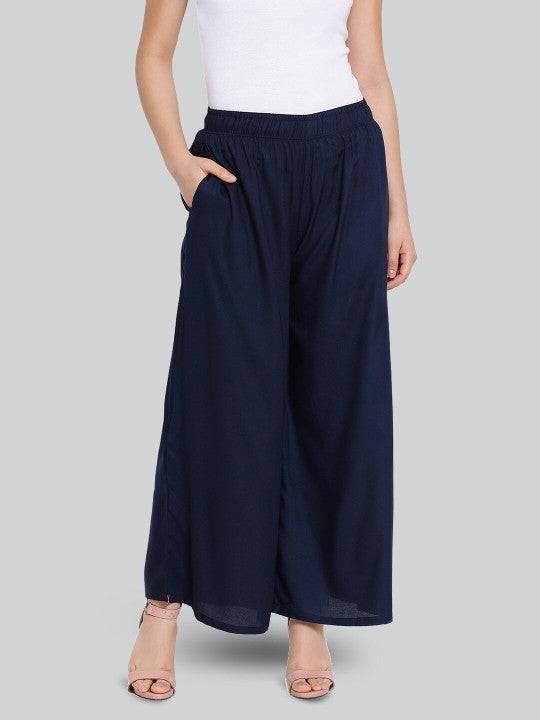 women-flared-woven-cotton-palazzos