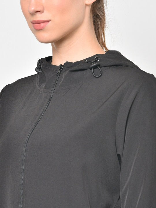 Women Colourblocked Windcheater Training or Gym Bomber Jacket