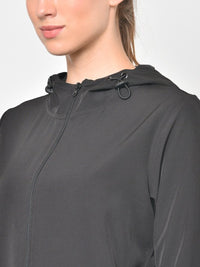Thumbnail for Women Colourblocked Windcheater Training or Gym Bomber Jacket
