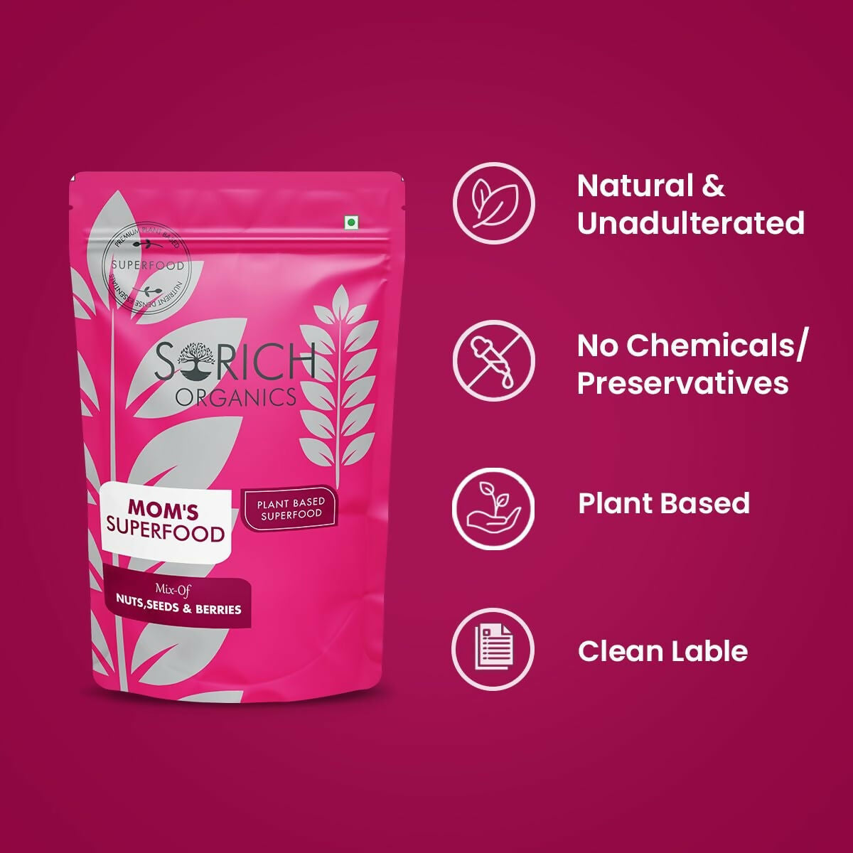 Sorich Organics Mother is Superfood Mix Nuts & Seeds
