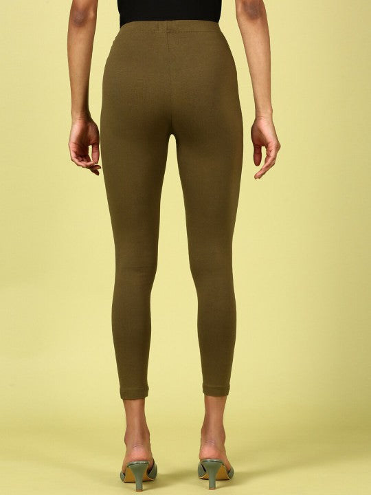 Cotton Ankle-Length Leggings
