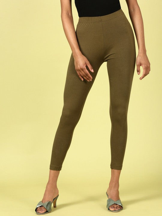 Cotton Ankle-Length Leggings