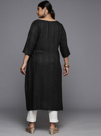 Thumbnail for Plus Size Embroidered Sequinned Kurta