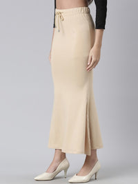 Thumbnail for Side Slit High-Rise Stretchable Viscose Saree Skirt