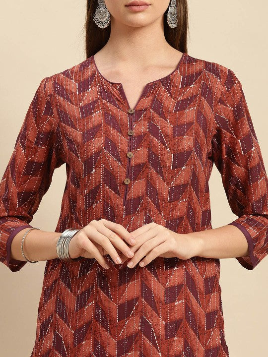 geometric-printed-round-neck-cotton-straight-kurta