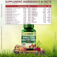 Thumbnail for Himalayan Organics Whole Food Multivitamin For Men Vegetarian Capsules