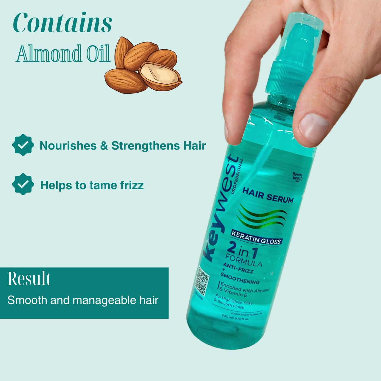 Keywest Professional Keratin Gloss Hair Serum