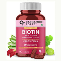 Thumbnail for carbamide-forte-biotin-tablets-with-50-multivitamin-ingredients-for-women-&-men