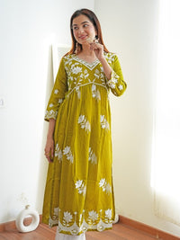 Thumbnail for Women Chikankari Embroidery Kurta