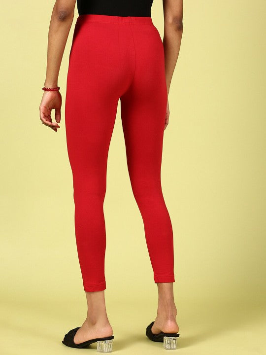 Pure Cotton Ankle-Length Leggings