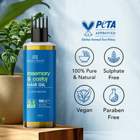 Thumbnail for Botanic Hearth Rosemary & Castor Hair Oil