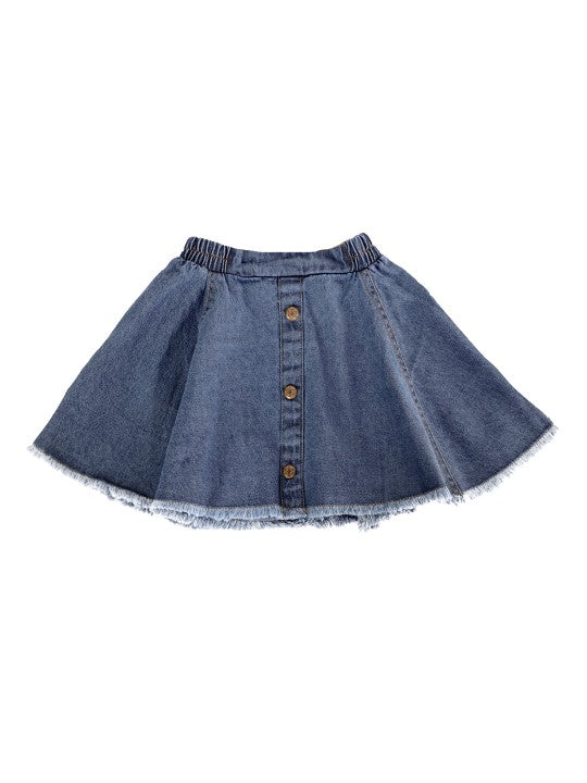 girls-denim-flared-knee-length-skirts