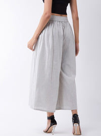 Thumbnail for Women Cotton Flared Palazzos