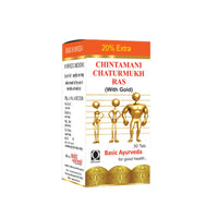 Thumbnail for basic-ayurveda-chintamani-chaturmukh-ras-(with-gold)-tablet