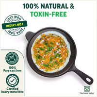 Thumbnail for The Indus Valley Super Smooth Cast Iron Set: Kadai+ Tawa+ Frypan, Kitchen set for Home, Nonstick, 100% Pure, Toxin