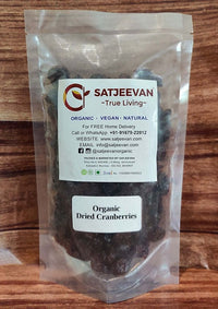Thumbnail for Satjeevan Organic Dried Cranberries